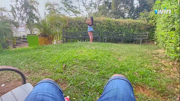 Follando en parque le quito el condon